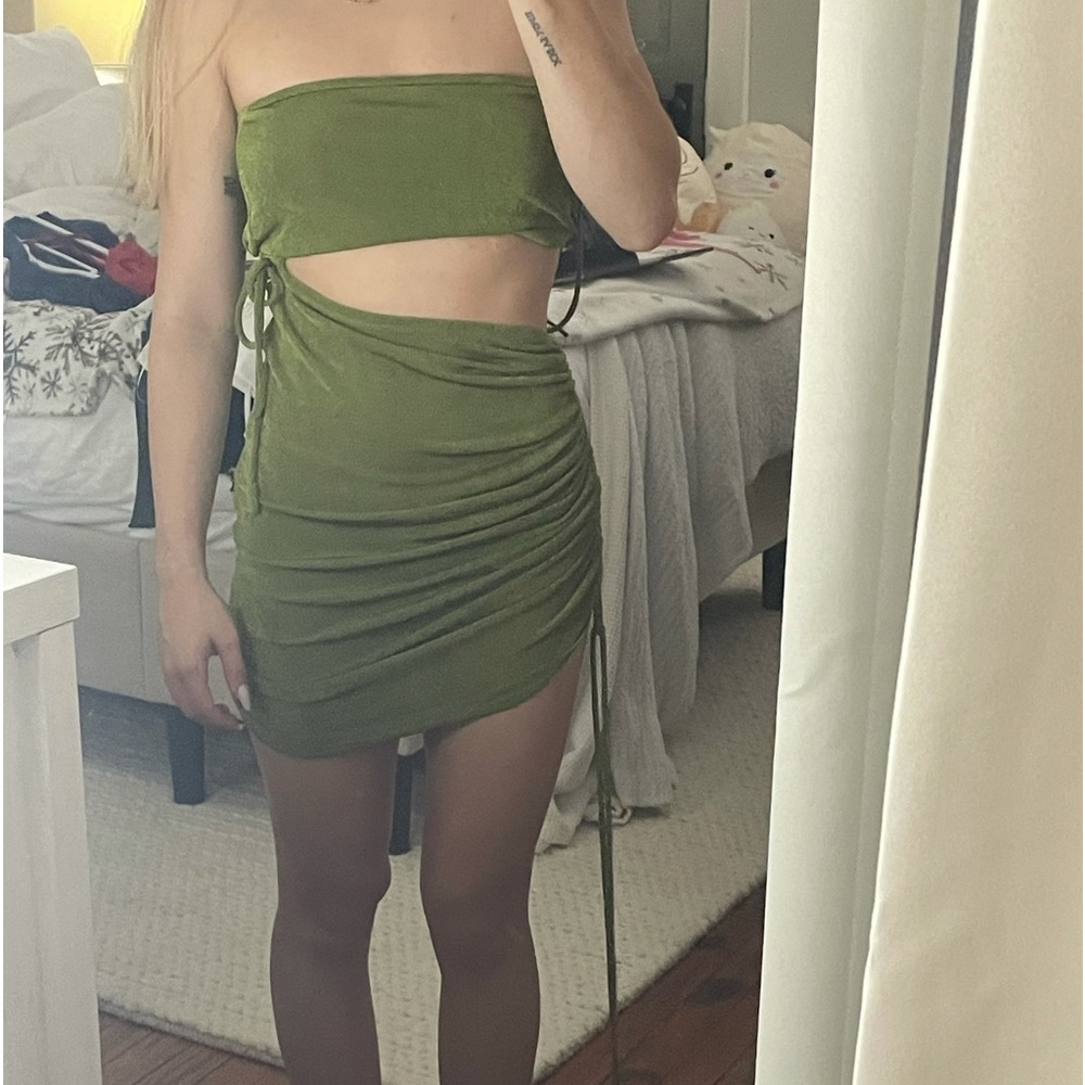 green princess polly dress